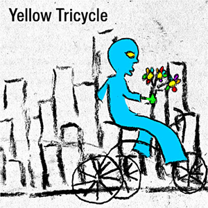 tablature yellow tricycle